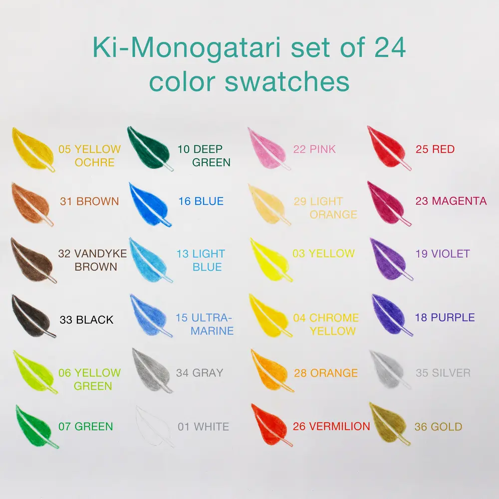 Tombow Caixa de 24 Lápis de Cor Ki-Monogatari Eco ISBN: 4901991021943