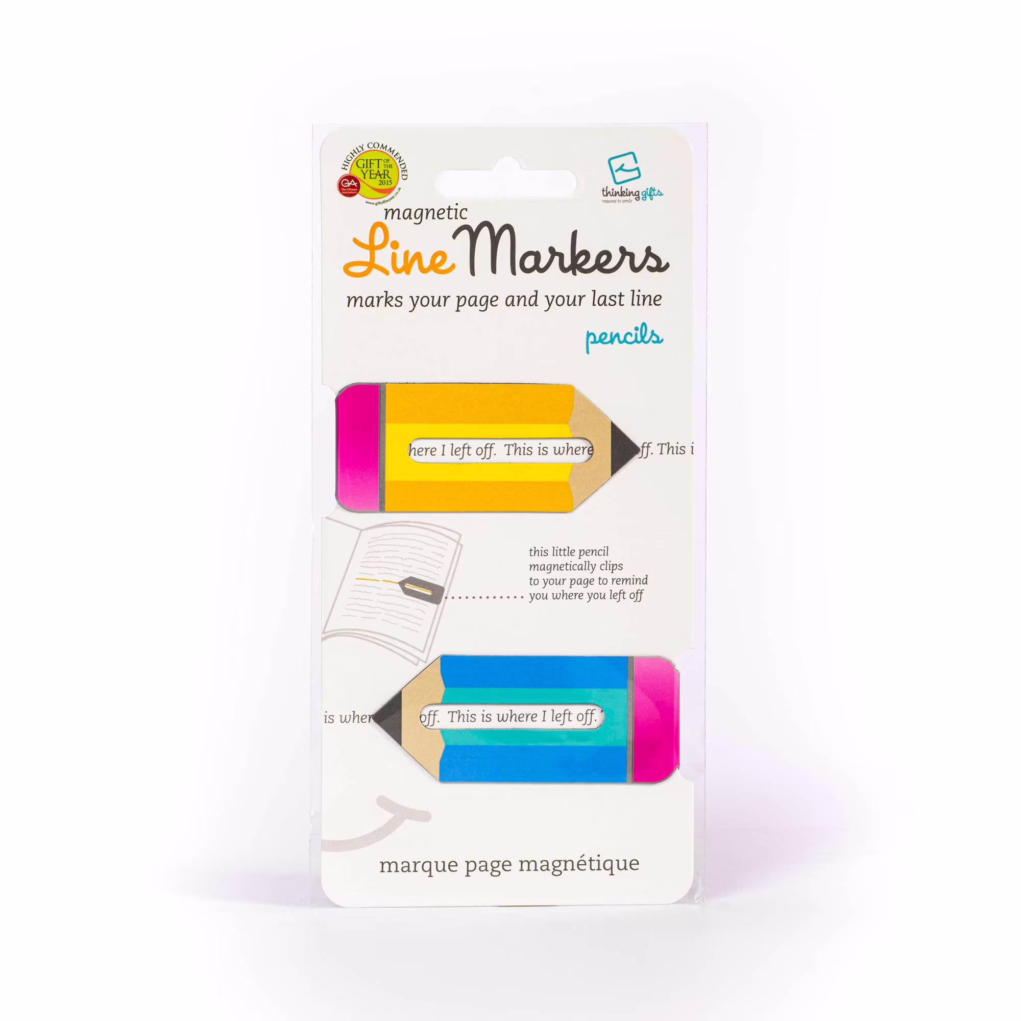 Marcador de Linha Lápis - Thinking Gifts