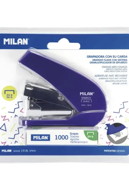 Imagem do produto  Milan Agrafador Compacto Azul
