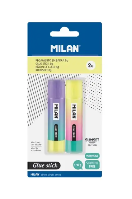 Imagem do produto  Milan Conjunto 2 Colas Baton 8 g Sunset
