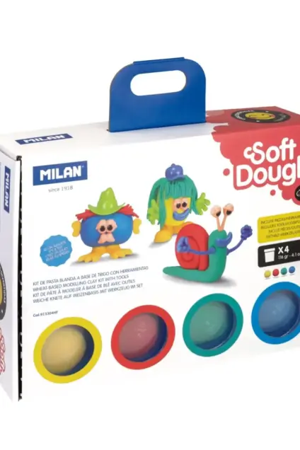 Imagem do produto  Milan Conjunto de 4 Plasticinas e Acessórios