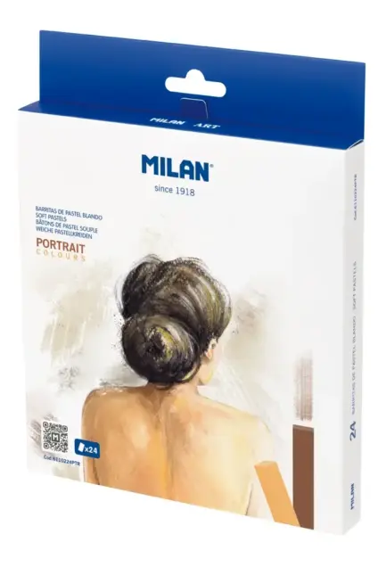 Imagem do produto  Milan Art Conjunto 24 Barras Pastel