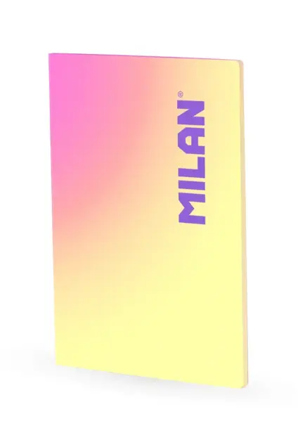 Imagem do produto  Milan Caderno A4 Quadriculado Sunset Amarelo