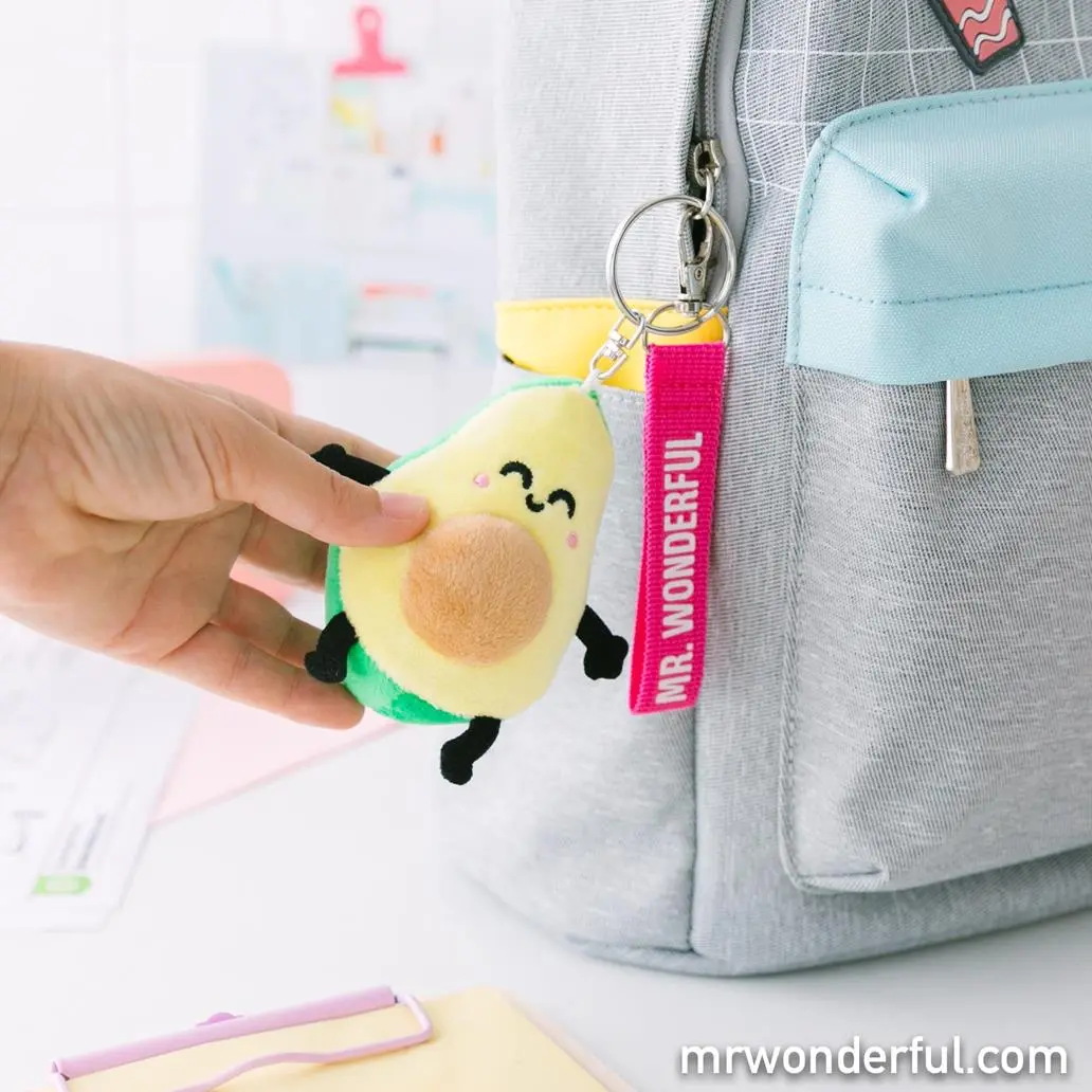 Mr. Wonderful Porta-chaves Abacate