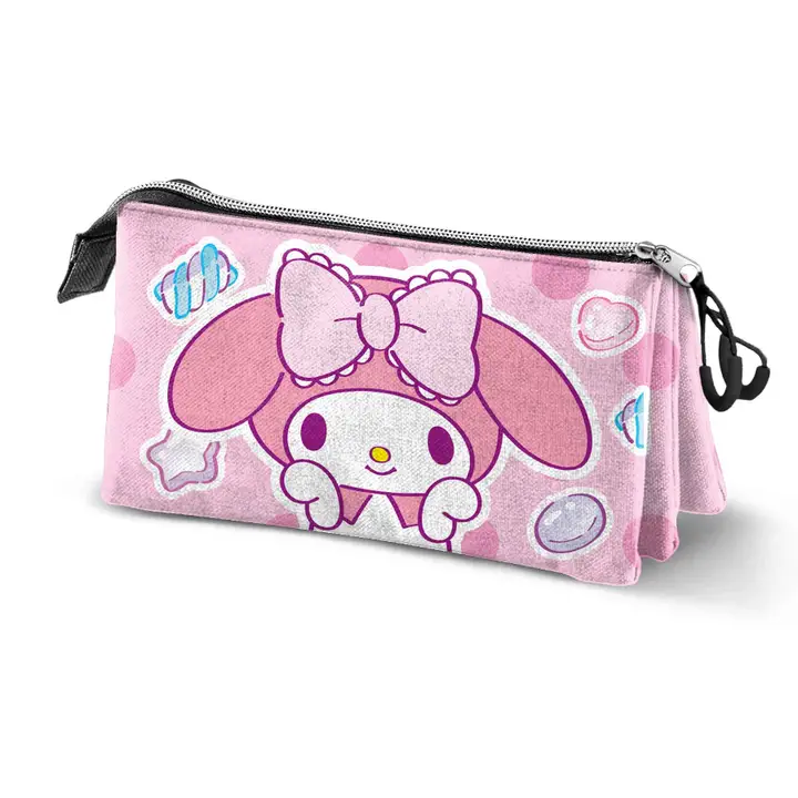 Karactermania Estojo Triplo Hello Kitty My Melody Sweets