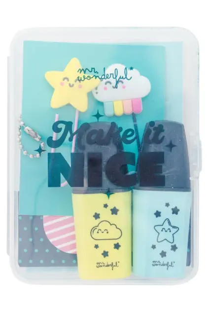 Imagem do produto  Mr. Wonderful Kit para Decorar a Tua Agenda Make It Nice