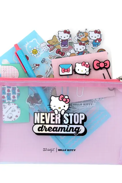 Imagem do produto  Mr. Wonderful Conjunto de Escrita Hello Kitty Never Stop Dreaming