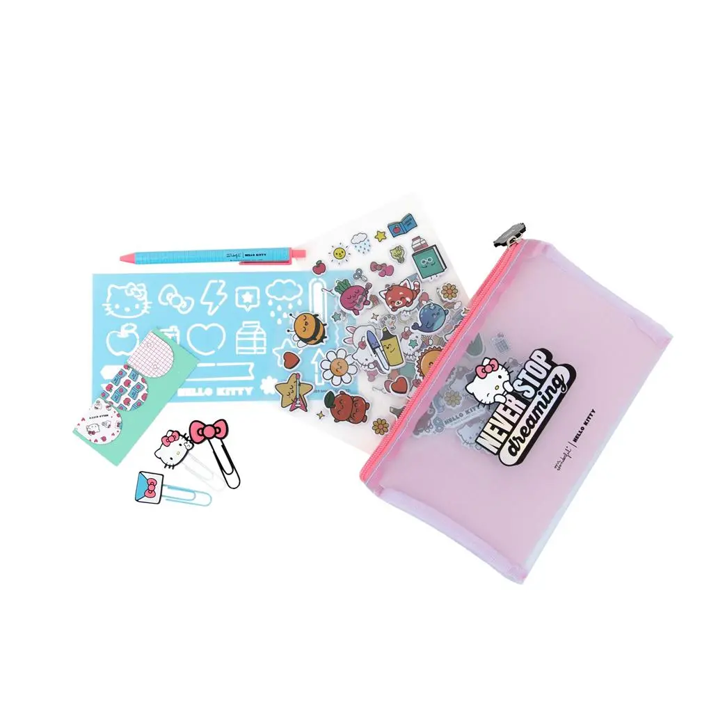 Mr. Wonderful Conjunto de Escrita Hello Kitty Never Stop Dreaming
