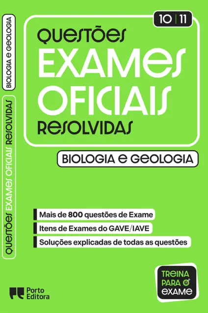Imagem do produto  Questões de Exames Oficiais Resolvidas Biologia e Geologia 10º/11º anos