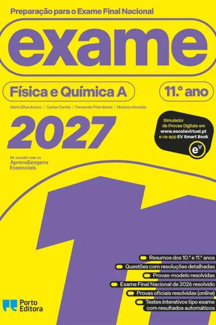 Imagem do produto  Preparação para o Exame Final Nacional 2027 Física e Química A 11º ano 2027