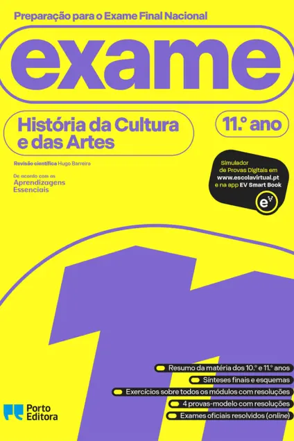 Imagem do produto  Preparação para o Exame Final Nacional História da Cultura e das Artes 11º ano