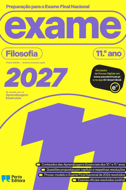 Imagem do produto  Preparação para o Exame Final Nacional 2027 Filosofia 11º ano 2027