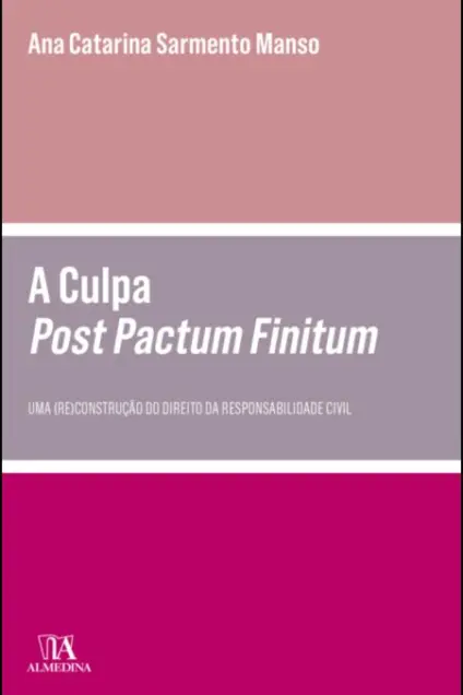 Imagem do produto  A Culpa Post Pactum Finitum