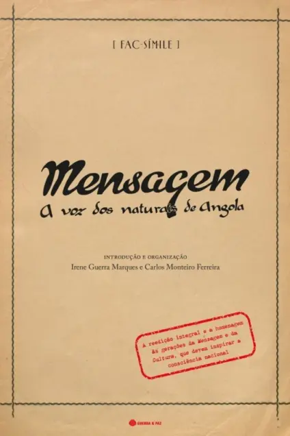 Imagem do produto  Mensagem - A Voz dos Naturais de Angola