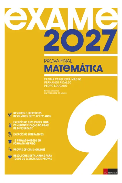 Imagem do produto  Exame 2027 Matemática 9º ano