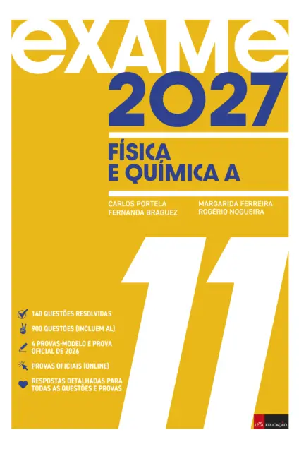 Imagem do produto  Exame 2027 Física e Química A 11º ano
