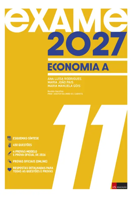 Imagem do produto  Exame 2027 Economia A 11º ano