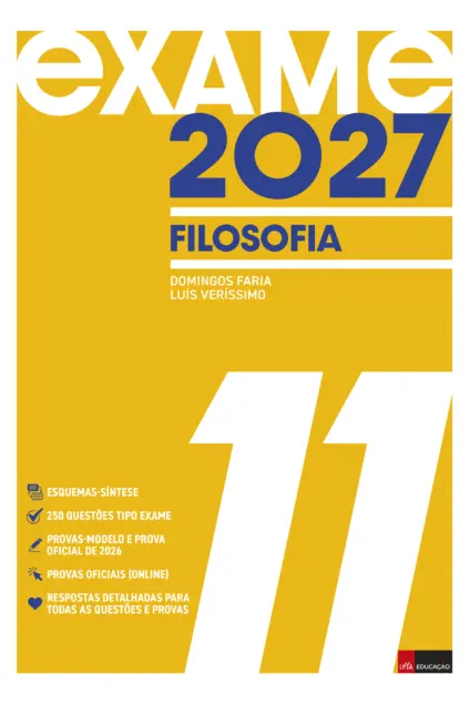 Imagem do produto  Exame 2027 Filosofia 11º ano