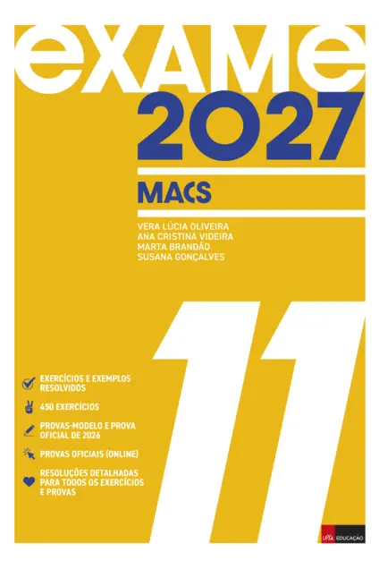 Imagem do produto  Exame 2027 MACS 11º ano