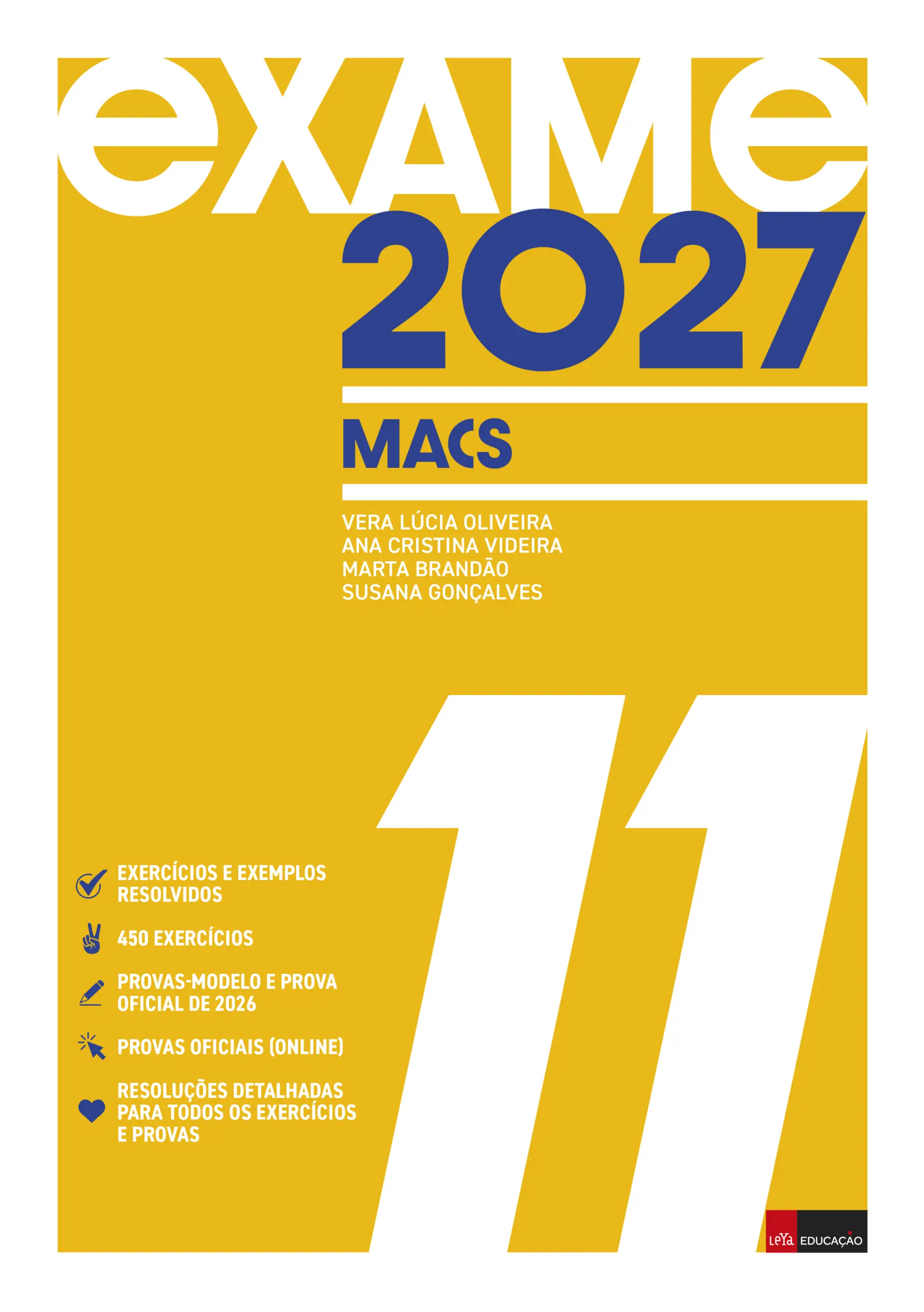 Exame 2027 MACS 11º ano; ISBN: 9789895920365