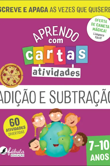 Imagem do produto  Aprendo com Cartas - Atividades - Adição e Subtração 7-10 Anos