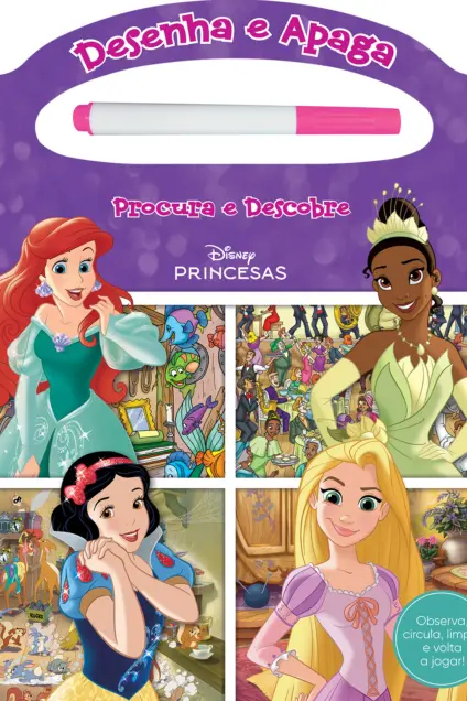 Imagem do produto  Disney Princesas - Desenha e Apaga, Procura e Descobre