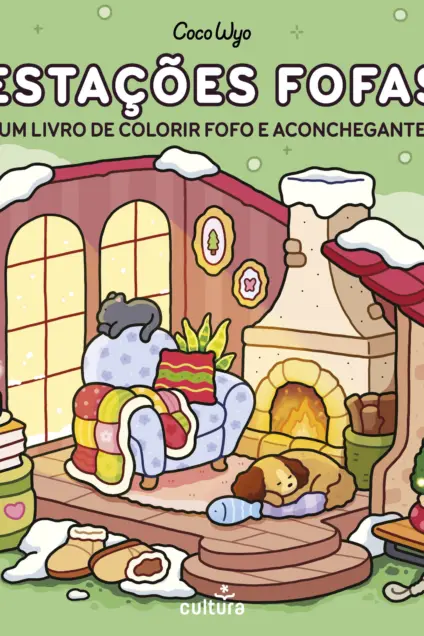 Imagem do produto  Estações Fofas - Um Livro de Colorir