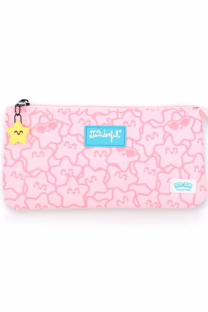Imagem do produto  Estojo Triplo Wingy Estrela Rosa