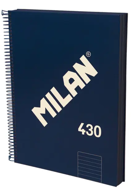 Imagem do produto  Milan Caderno Espiral A4 Pautado 430 Since Azul