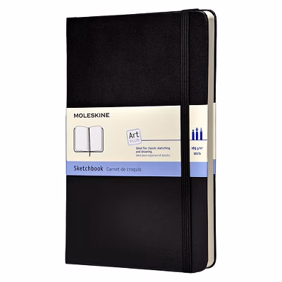 Imagem do produto  Moleskine Caderno Capa Dura Médio Desenho Preto
