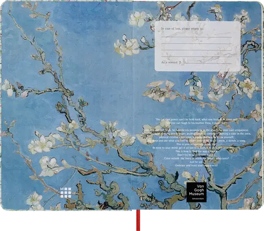 Moleskine Caderno Sketchbook Capa Dura Grande Van Gogh Museum Amsterdam - Image 3