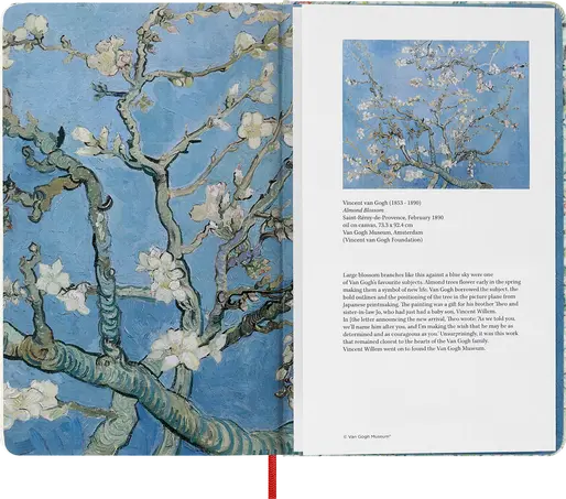Moleskine Caderno Sketchbook Capa Dura Grande Van Gogh Museum Amsterdam - Image 2