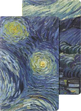 Imagem do produto  Moleskine Conjunto de 2 Cadernos Cahiers Capa Soft Grande Liso MoMA Vincent Van Gogh