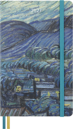 Imagem do produto  Moleskine Agenda 12 Meses 2027 Semanal Capa Dura Grande MoMA Vincent Van Gogh