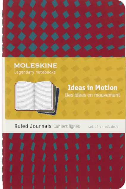 Imagem do produto  Moleskine Caderno Cahier Capa Soft Bolso Pautado Ideas in Motion