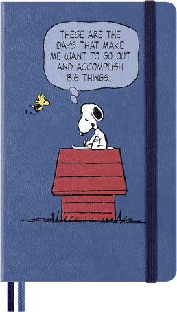 Imagem do produto  Moleskine Caderno Capa Dura Grande Pautado Peanuts Snoopy