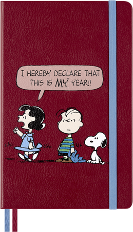 Imagem do produto  Moleskine Caderno Capa Dura Grande Liso Peanuts Lucy