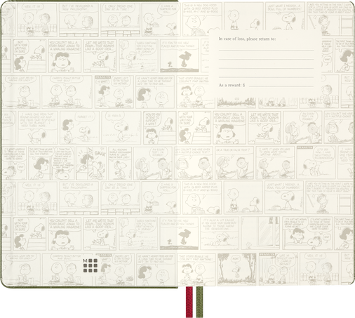 Moleskine Agenda Undated 12 Meses Semanal Capa Dura Grande Peanuts Schroeder - Image 4