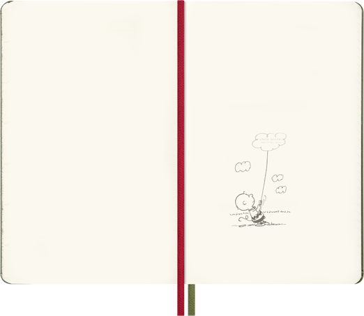 Moleskine Agenda Undated 12 Meses Semanal Capa Dura Grande Peanuts Schroeder - Image 5