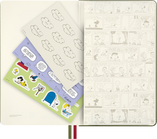 Moleskine Agenda Undated 12 Meses Semanal Capa Dura Grande Peanuts Schroeder - Image 6
