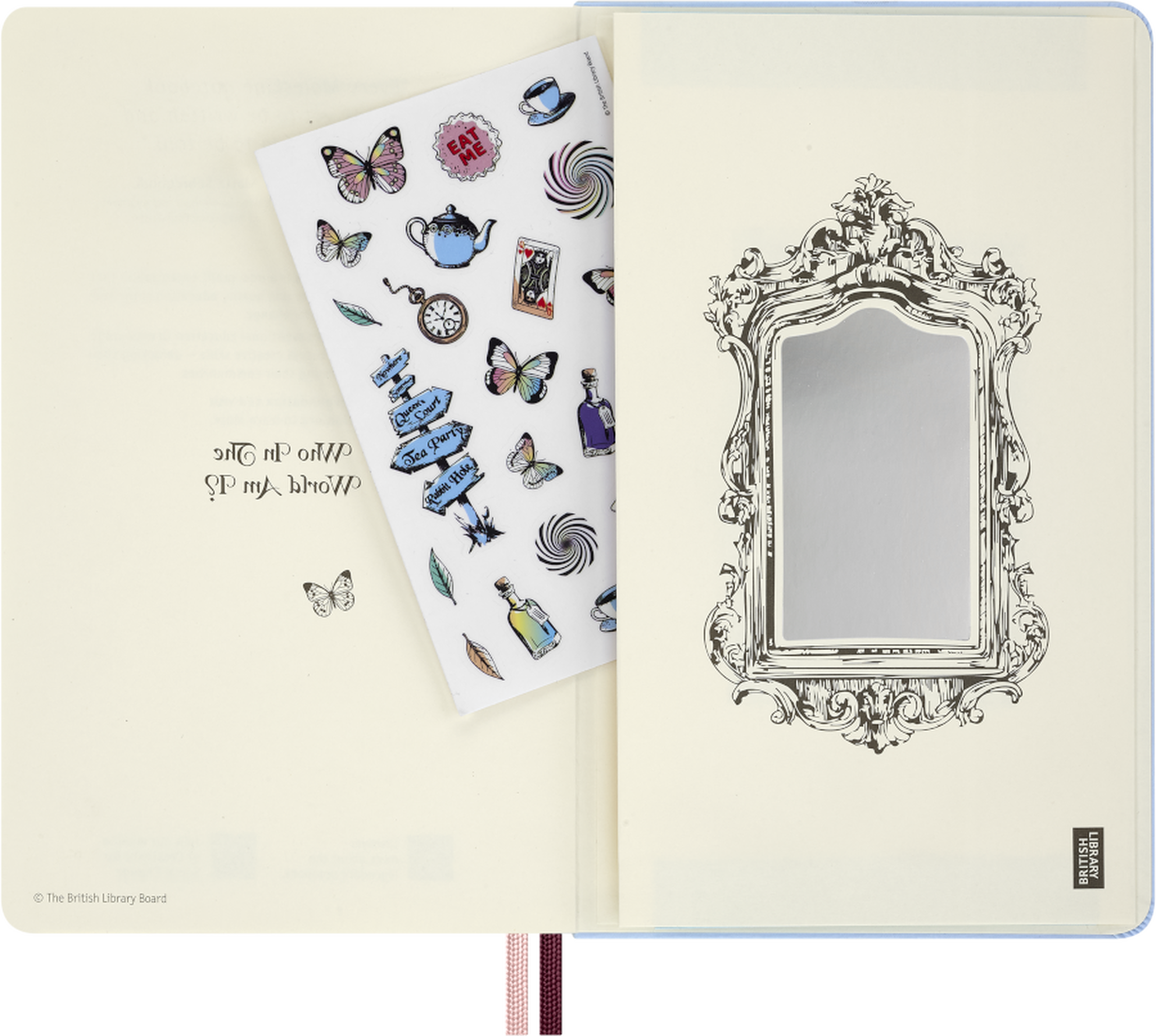 Moleskine Agenda 12 Meses 2027 Diária Capa Dura Grande Alice's Adventures in Wonderland; ISBN: 8056999274801