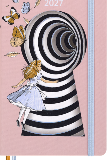 Imagem do produto  Moleskine Agenda 12 Meses 2027 Semanal Capa Dura Grande Alice's Adventures in Wonderland