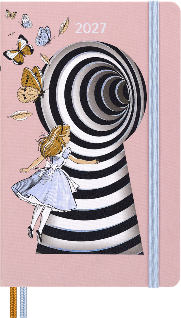 Moleskine Agenda 12 Meses 2027 Semanal Capa Dura Grande Alice's Adventures in Wonderland; ISBN: 8056999274818