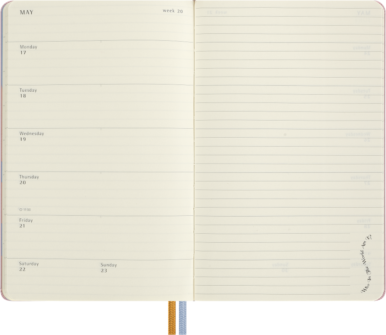 Moleskine Agenda 12 Meses 2027 Semanal Capa Dura Grande Alice's Adventures in Wonderland; ISBN: 8056999274818