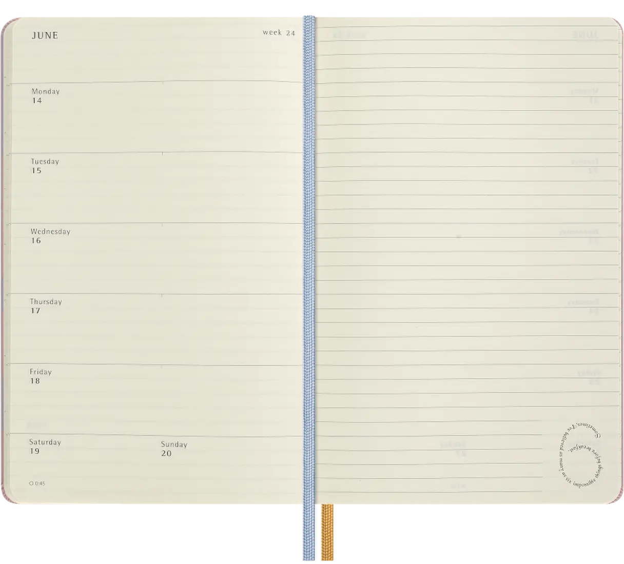 Moleskine Agenda 12 Meses 2027 Semanal Capa Dura Grande Alice's Adventures in Wonderland; ISBN: 8056999274818