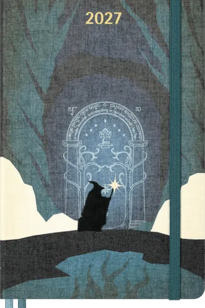Imagem do produto  Moleskine Agenda 12 Meses 2027 Semanal Capa Dura Grande Lord of the Rings