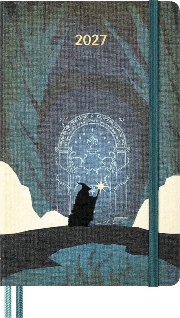 Moleskine Agenda 12 Meses 2027 Semanal Capa Dura Grande Lord of the Rings; ISBN: 8056999279134
