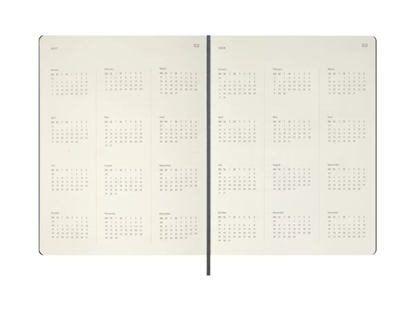 Moleskine Agenda 12 Meses 2027 PRO Semanal Vertical Capa Dura XL Smart Preta; ISBN: 8056999279332