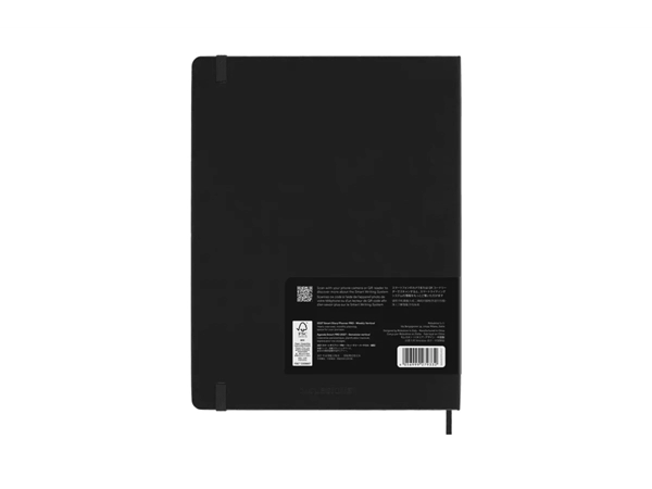 Moleskine Agenda 12 Meses 2027 PRO Semanal Vertical Capa Dura XL Smart Preta; ISBN: 8056999279332