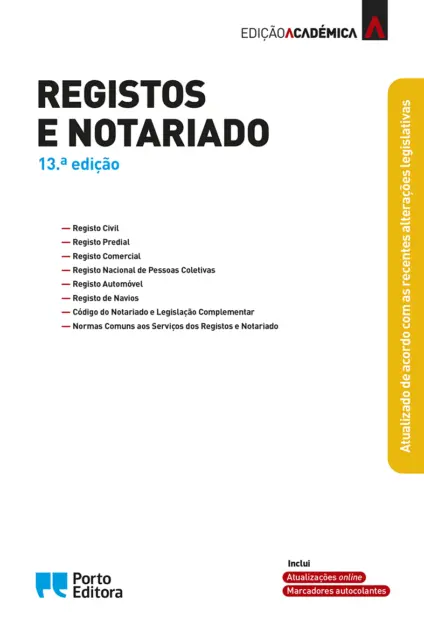 Imagem do produto  Registos e Notariado - Edição Académica  13ª edição